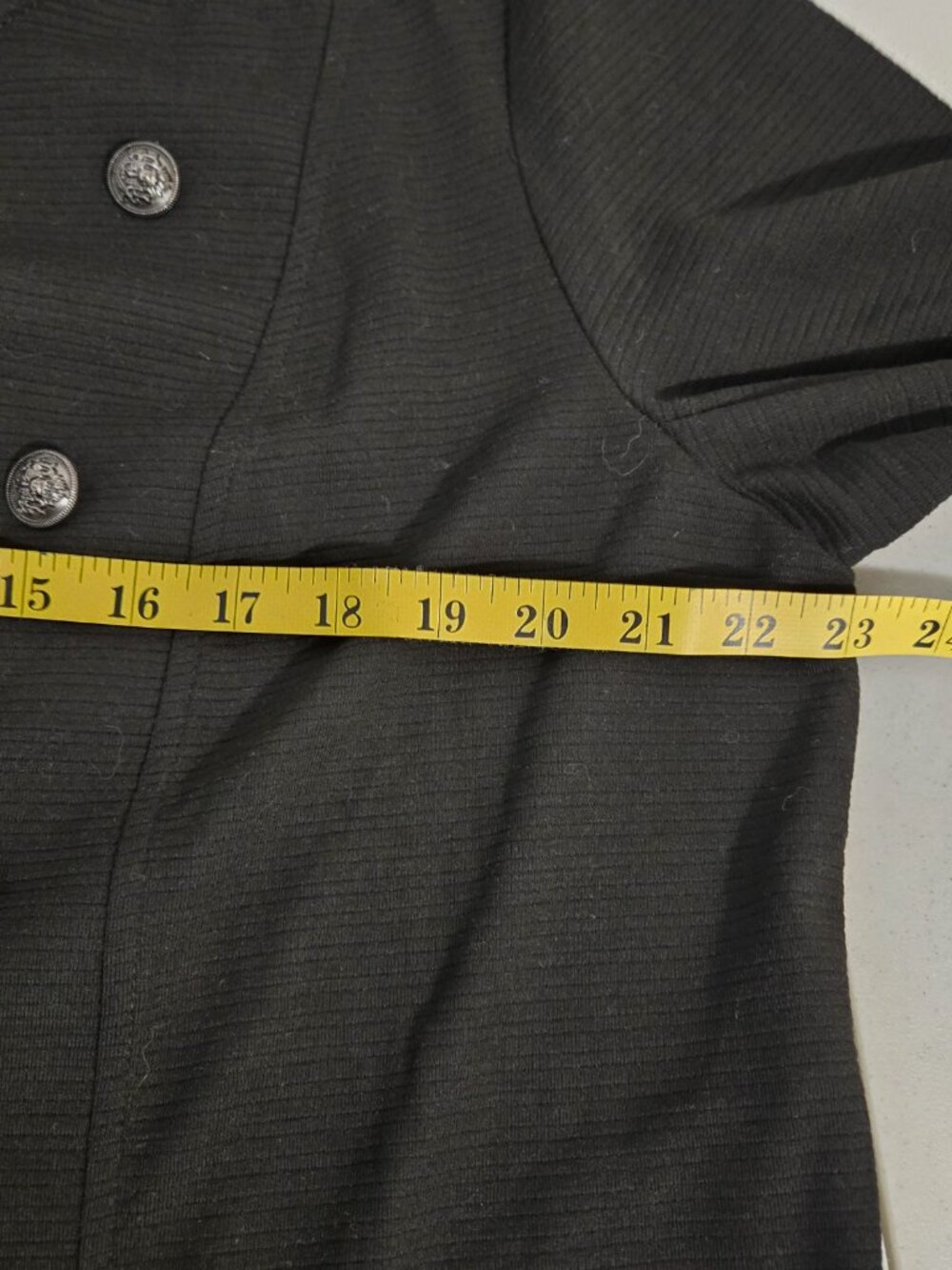 Maurices Plus Size XXL Black Military Style Blazer open-front Lightweight Casual - Picture 10 of 11